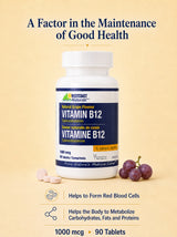 Vitamin B12 1000 mcg Tablets